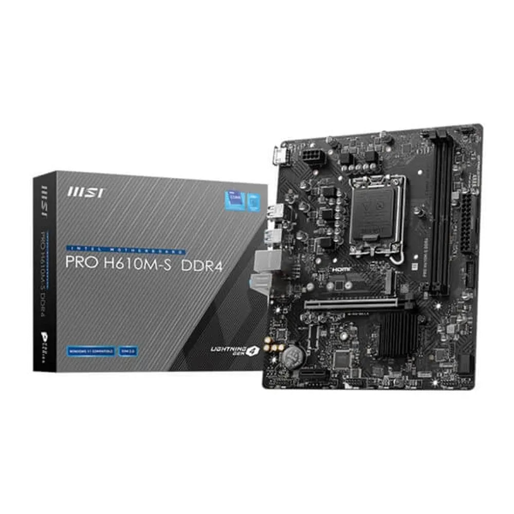 MSI Pro H610M-S DDR4 Intel Motherboard - 5