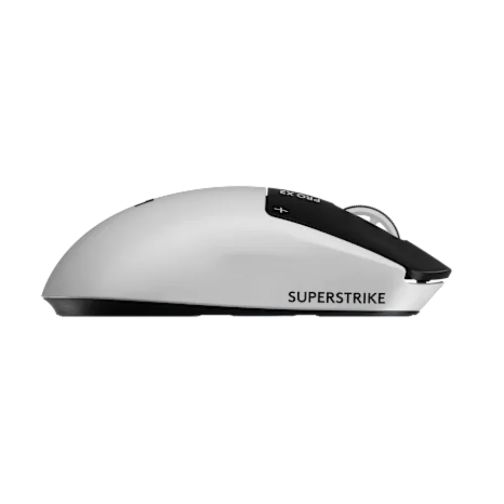 LOGITECH Pro X2 Superstrike Lightspeed Ambidextrous Wireless Gaming Mouse ( 44000 DPI / 5 Macro Buttons ) ( Lunar Eclipse ) – TechCure India