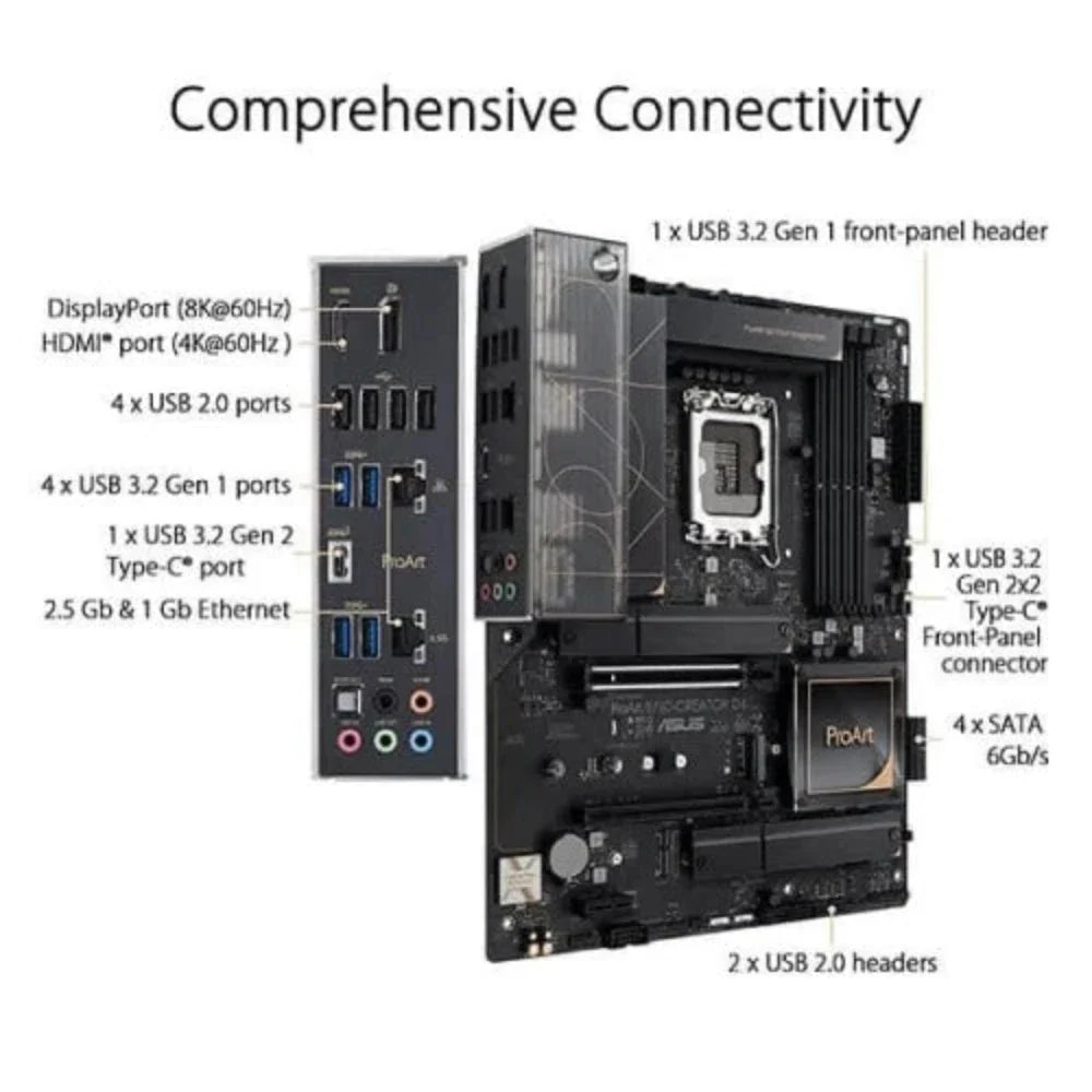 ASUS ProArt B760 Creator DDR4 Intel Motherboard - 2