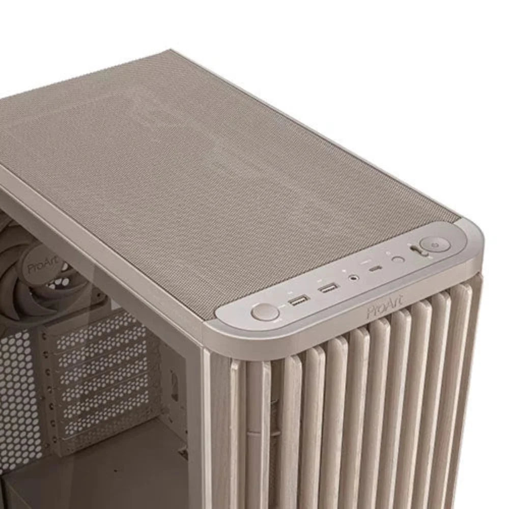 ASUS ProArt PA401 Wood Edition ATX Mid Tower Cabinet ( Beige ) – TechCure India