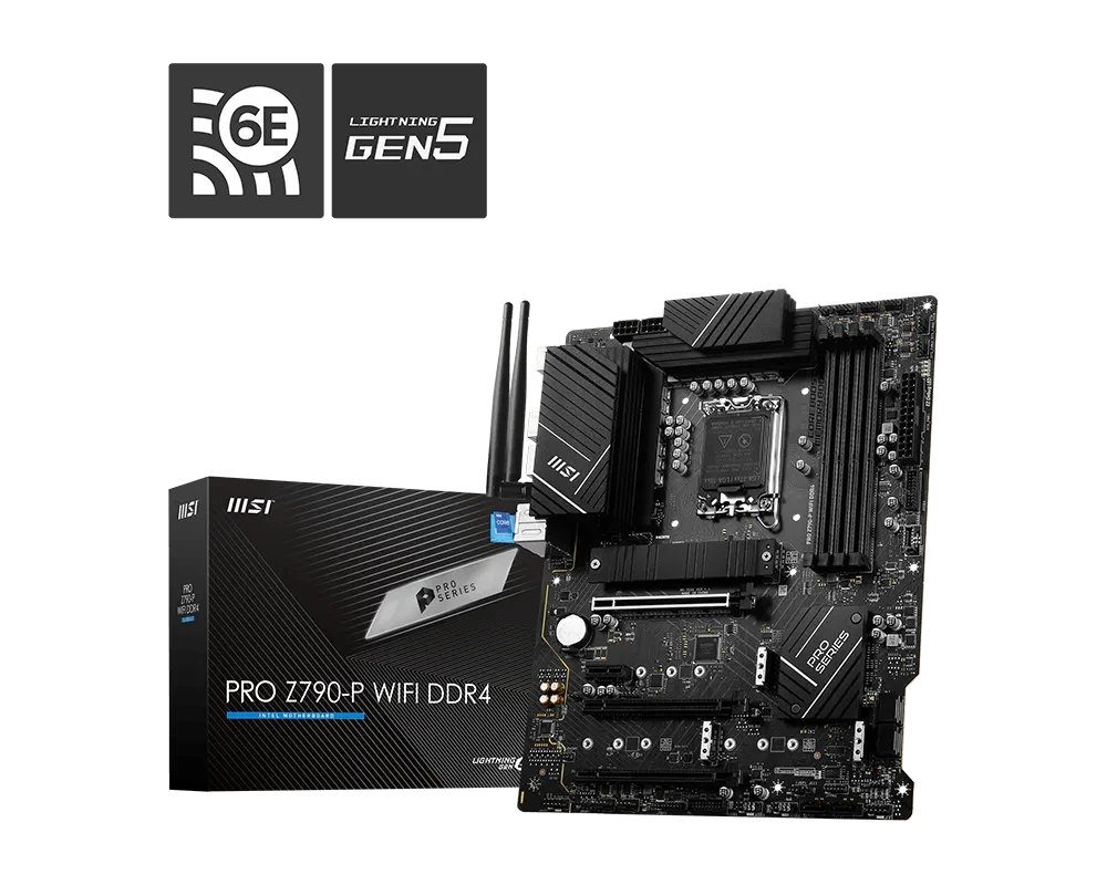 MSI PRO Z790-P WIFI DDR4 LGA 1700 Motherboard – TechCure India