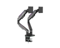 MSI MPG MT201DRG Dual Monitor Arm, Gas Spring, 35 Inch, Up to 20kg per Screen, VESA 75x75/100x100, RGB, Black – TechCure India