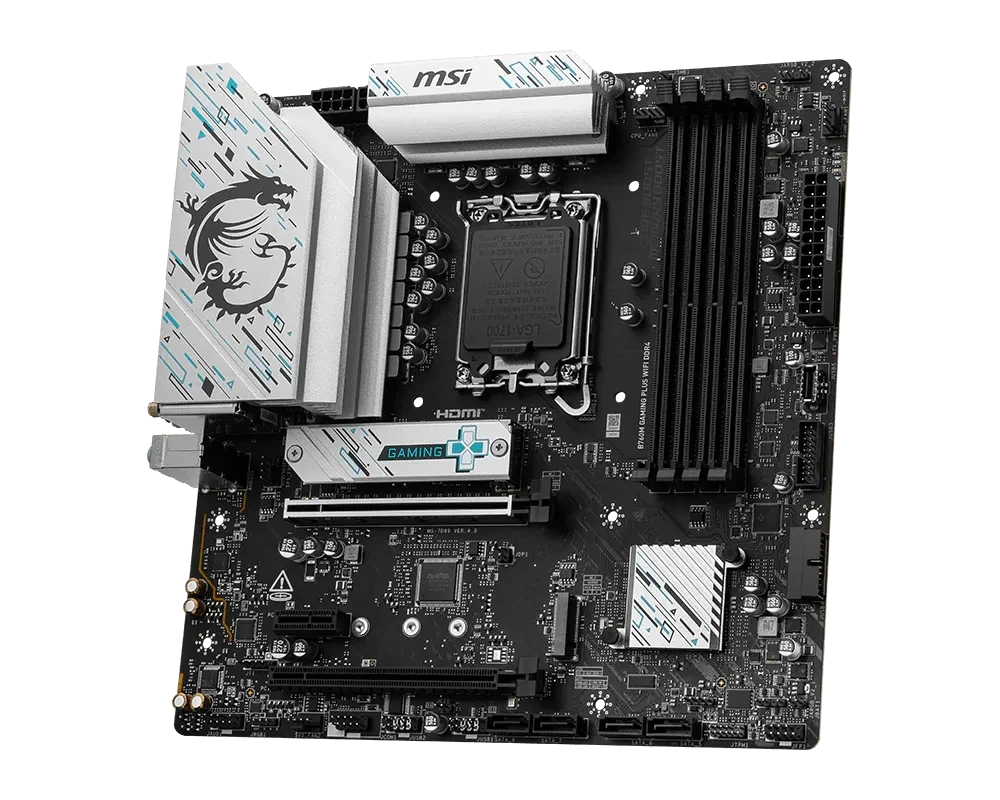 MSI B760M GAMING PLUS WIFI DDR4 LGA 1700 Motherboard – TechCure India