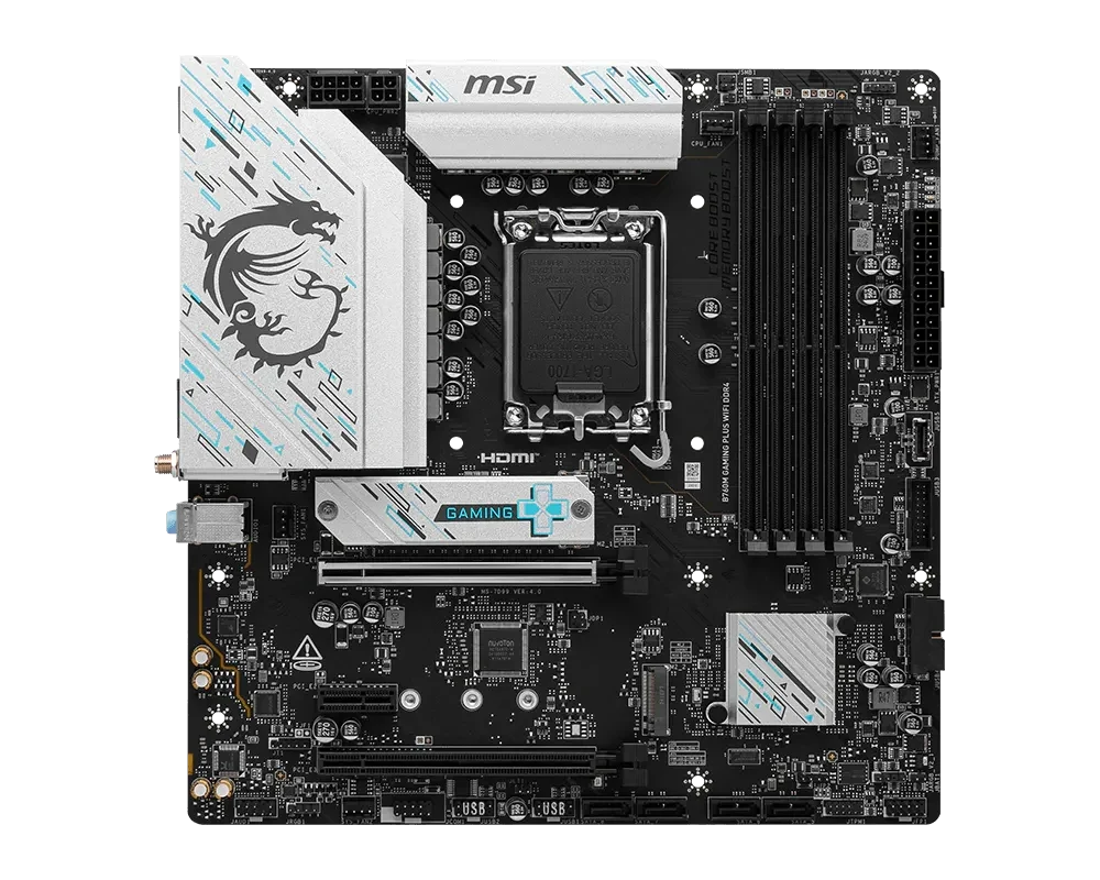 MSI B760M GAMING PLUS WIFI DDR4 LGA 1700 Motherboard – TechCure India