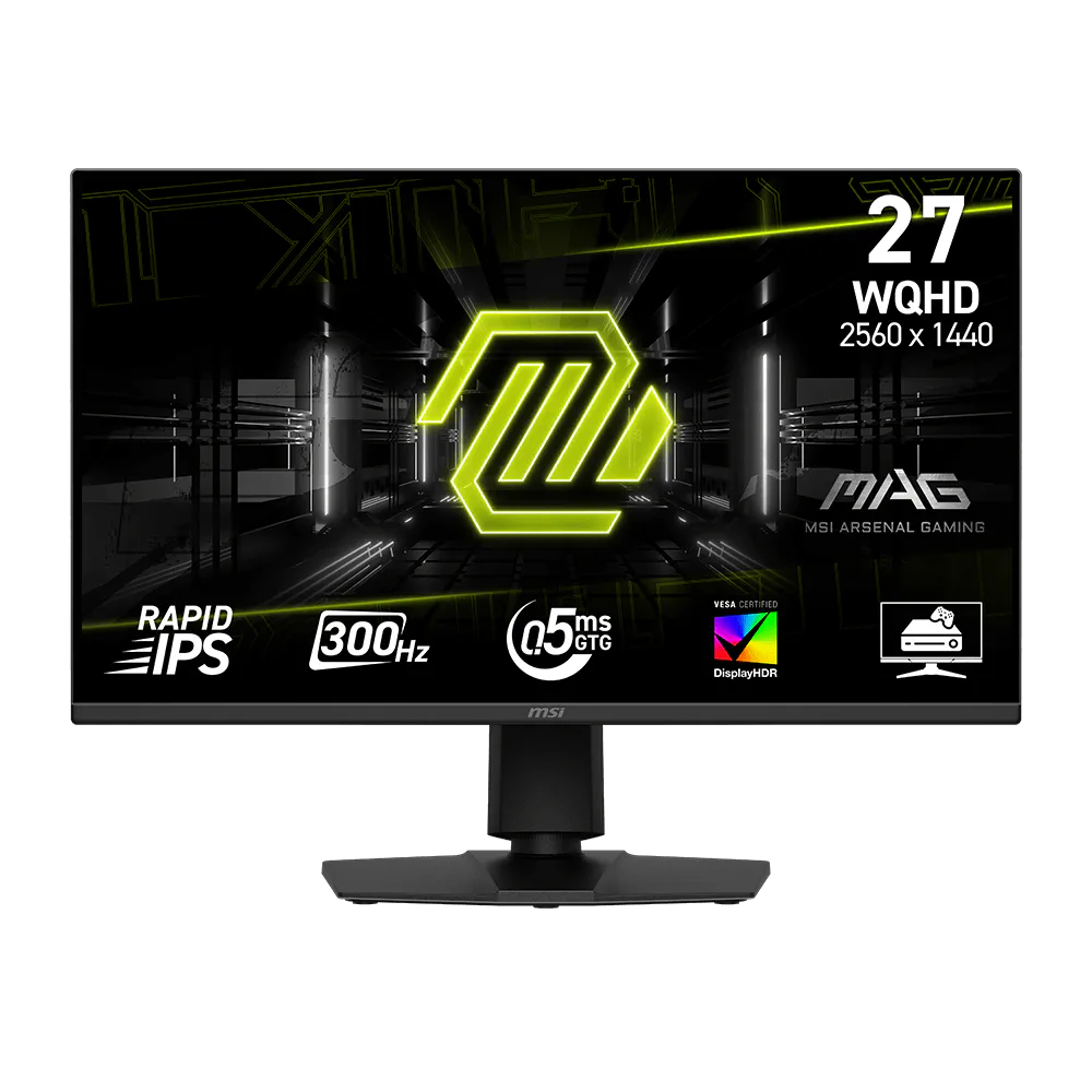 MSI MAG 275QPF X30 27 Inch QHD 300Hz Rapid IPS Panel 130%SRGB 0.5MS AMD FreeSync Gaming Monitor – TechCure India