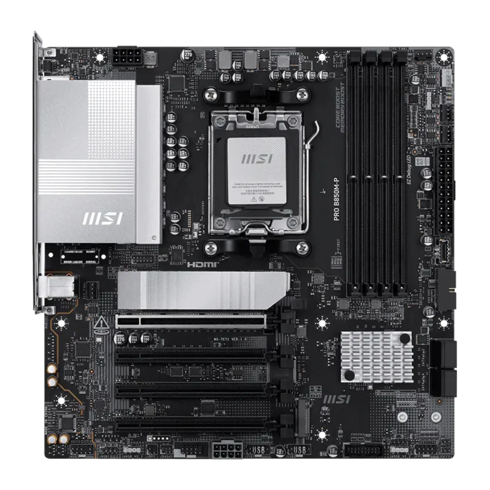 MSI PRO B850M-P DDR5 AMD Motherboard – TechCure India