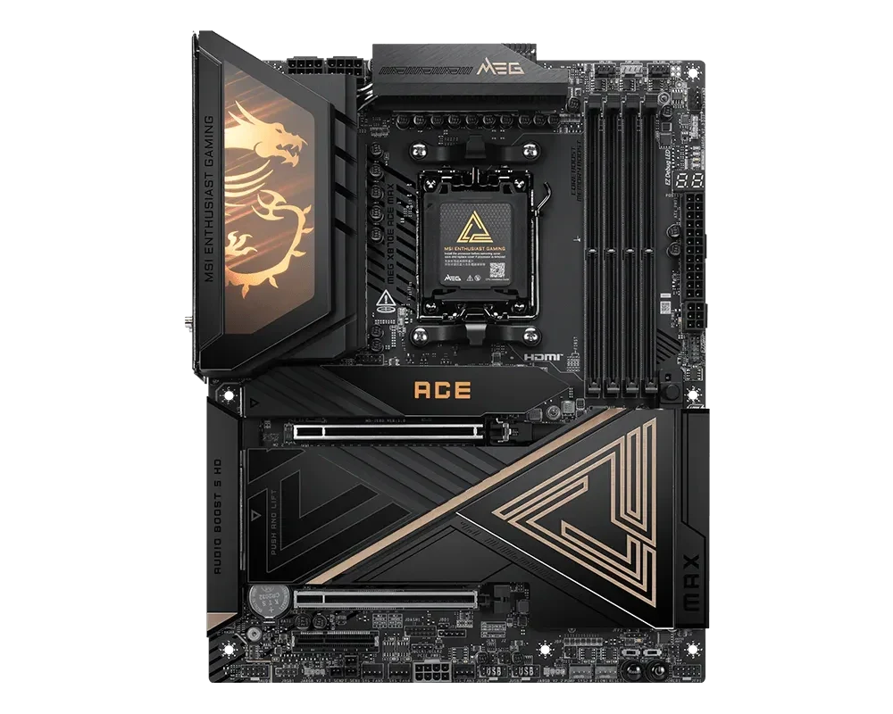 MSI MEG X870E ACE MAX AMD AM5 ATX Motherboard – TechCure India