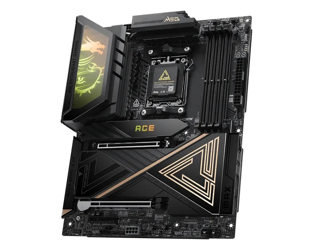 MSI MEG X870E ACE MAX AMD AM5 ATX Motherboard – TechCure India