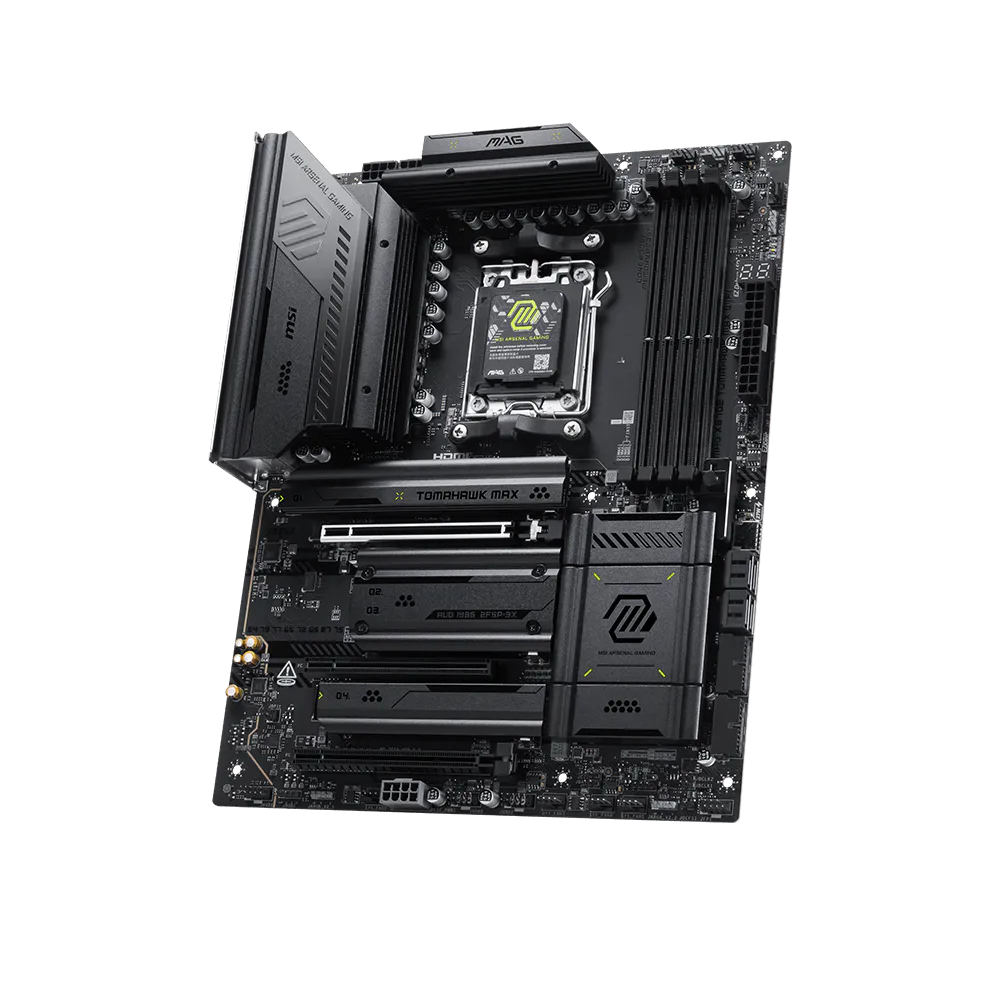 MSI MAG X870E Tomahawk Max Wifi7 DDR5 AMD Motherboard – TechCure India