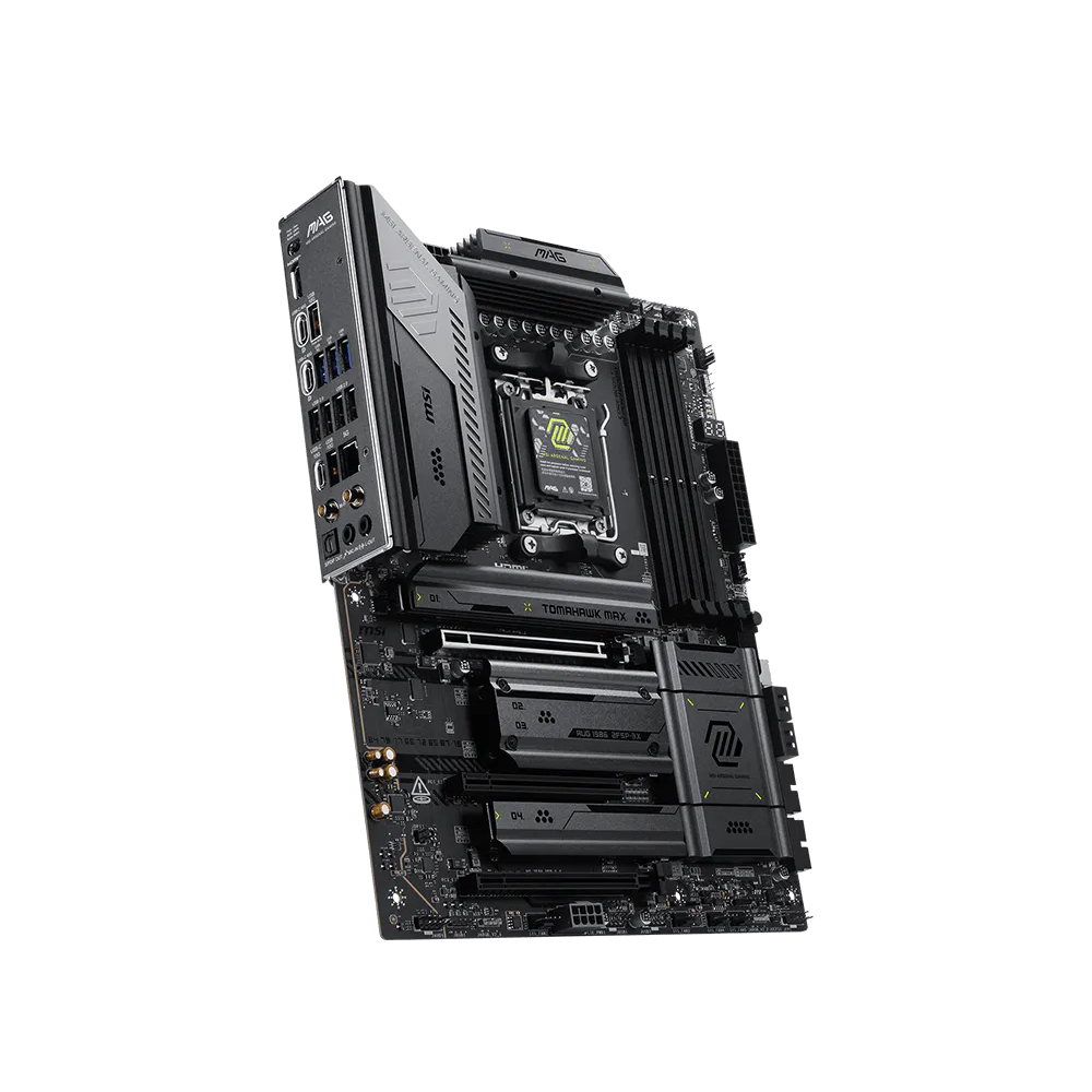 MSI MAG X870E Tomahawk Max Wifi7 DDR5 AMD Motherboard – TechCure India