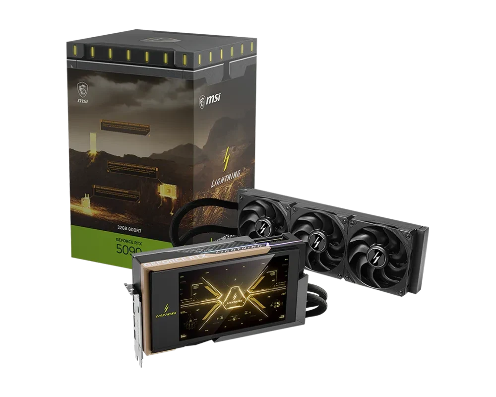 MSI GeForce RTX 5090 32G LIGHTNING Z GRAPHIC CARD – TechCure India