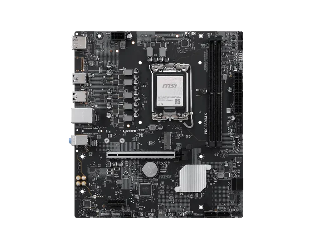 MSI PRO B860M-S DDR5 LGA 1851 Motherboard – TechCure India