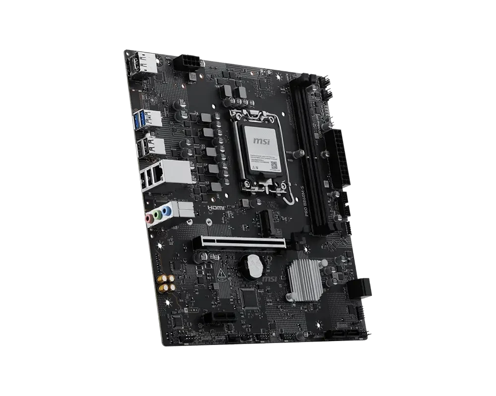 MSI PRO B860M-S DDR5 LGA 1851 Motherboard – TechCure India