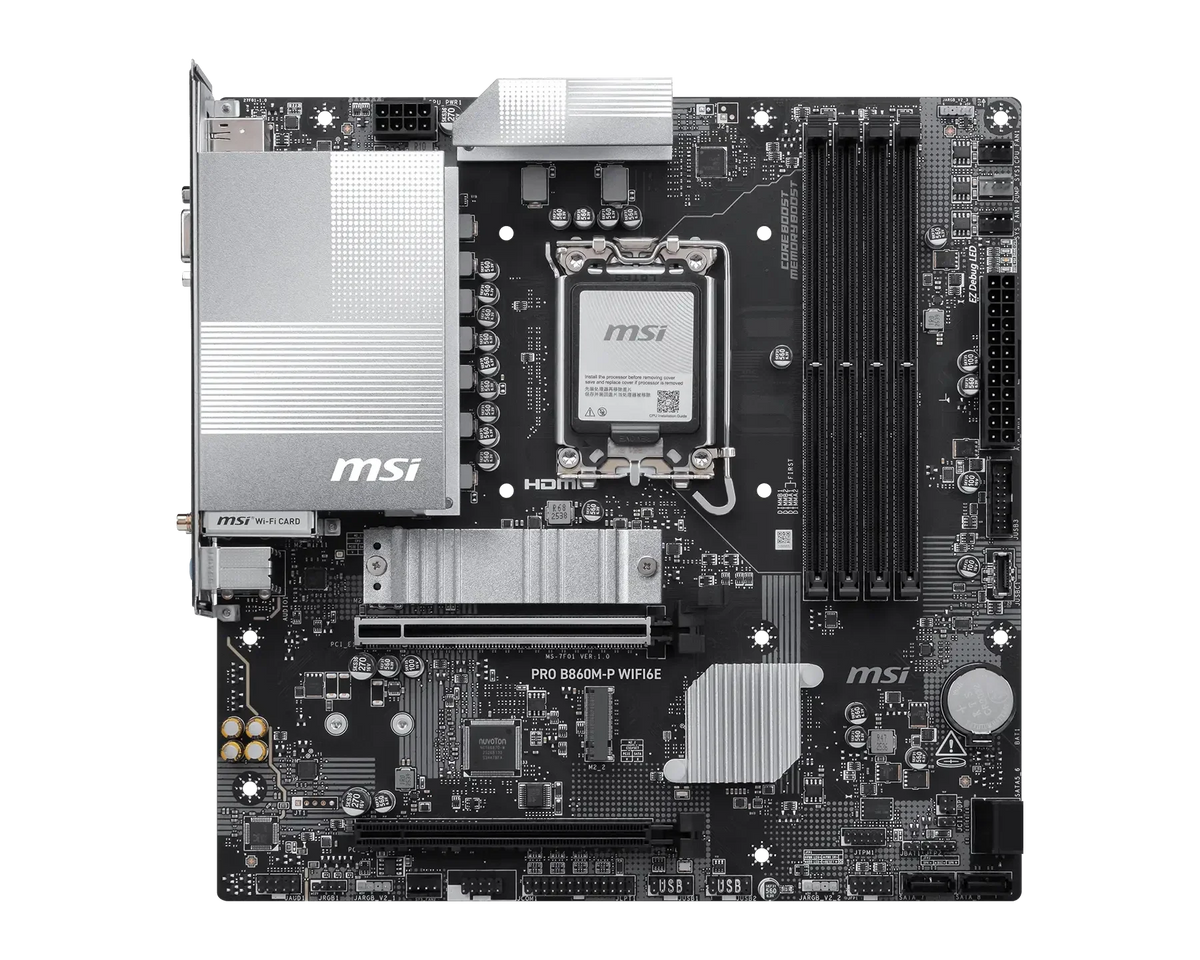 MSI PRO B860M-P WIFI6E LGA 1851 Motherboard – TechCure India
