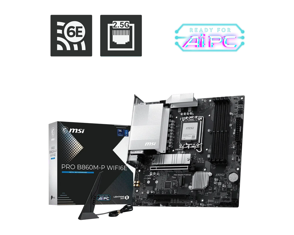 MSI PRO B860M-P WIFI6E LGA 1851 Motherboard – TechCure India