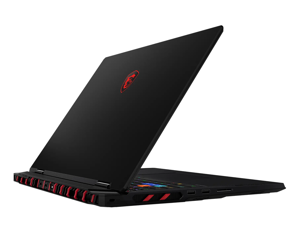 MSI Raider 18 Max HX A2WJ Intel Core Ultra 9 processor 290HX Plus, 64GB DDR5 Ram, 2TB SSD, 18 Inch, 16:10 UHD+ (3840x2400), MiniLED, IPS-Level panel, NVIDIA GeForce RTX 5090 Laptop GPU, GDDR7 24GB, Win 11 Home, 2 Yrs Warranty, Core Black – TechCure India