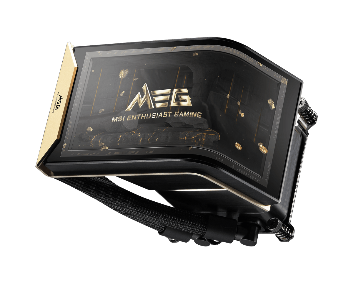MSI MEG CORELIQUID E15 360 360mm AIO Liquid CPU Cooler, 6.67 Inch 2K AMOLED Display, ARGB, LGA 1700/1851, AM4/AM5, Gray – TechCure India