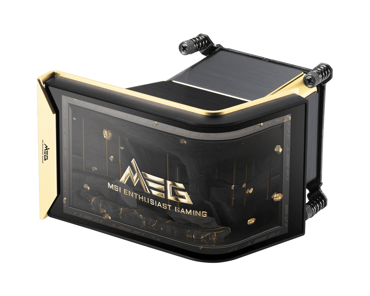 MSI MEG CORELIQUID E15 360 360mm AIO Liquid CPU Cooler, 6.67 Inch 2K AMOLED Display, ARGB, LGA 1700/1851, AM4/AM5, Gray – TechCure India