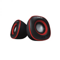 Circle Soul USB 2.0 Power Speaker Black And Red – TechCure India