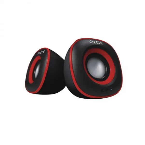Circle Soul USB 2.0 Power Speaker Black And Red – TechCure India