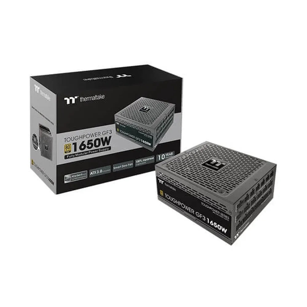 THERMALTAKE Toughpower GF3 1650W TT Premium Edition ATX 3.0 SMPS 1650 Watt 80 Plus Gold SMPS PSU (1650W) – TechCure India