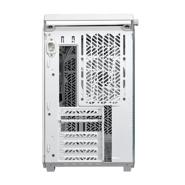 COOLER MASTER Qube 500 Flatpack Mesh EATX Mid Tower Cabinet (White) - 4