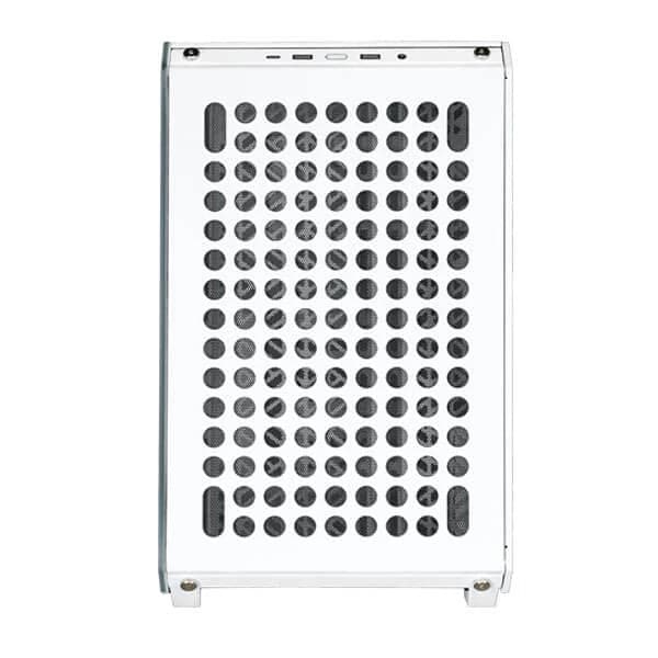 COOLER MASTER Qube 500 Flatpack Mesh EATX Mid Tower Cabinet (White) - 2