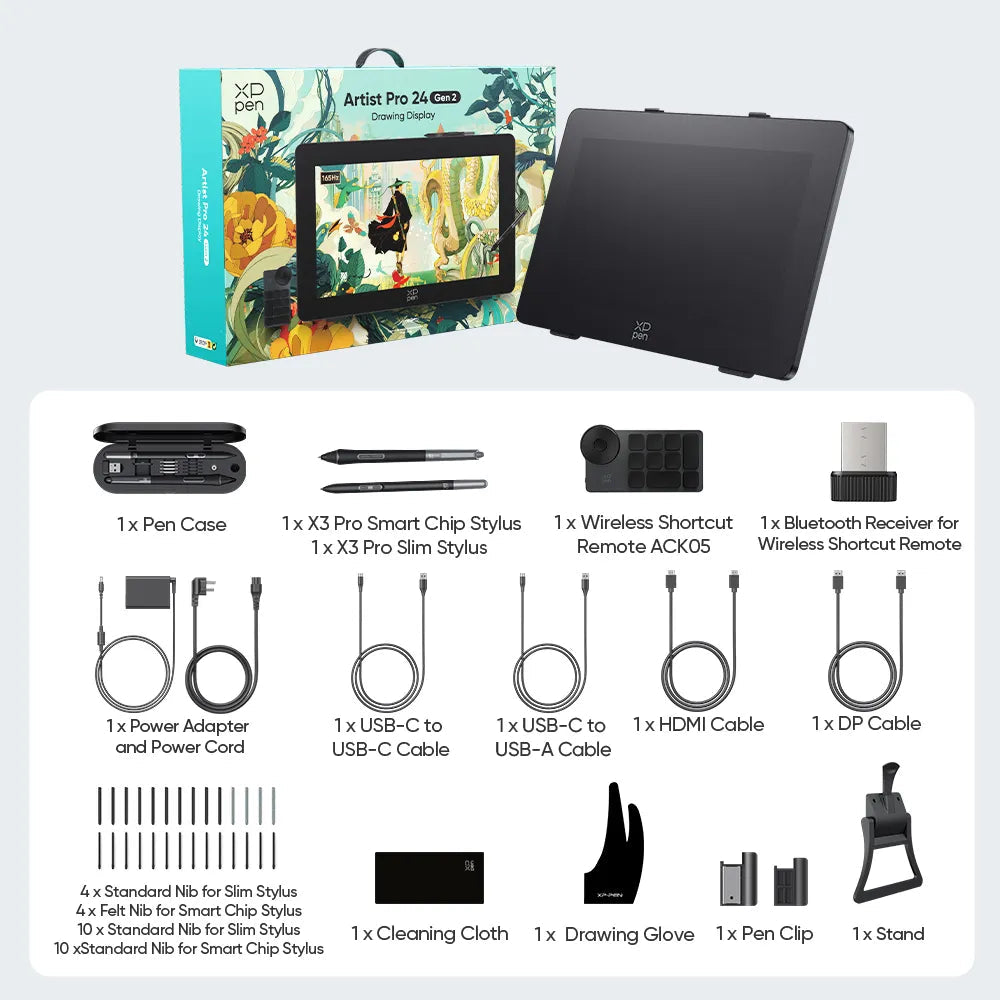 XPPEN ARTIST PRO 24 (GEN2) 165HZ MD240QH – TechCure India
