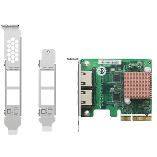 QNAP Dual-Port 2.5GbE PCIe Network Expansion Card – TechCure India