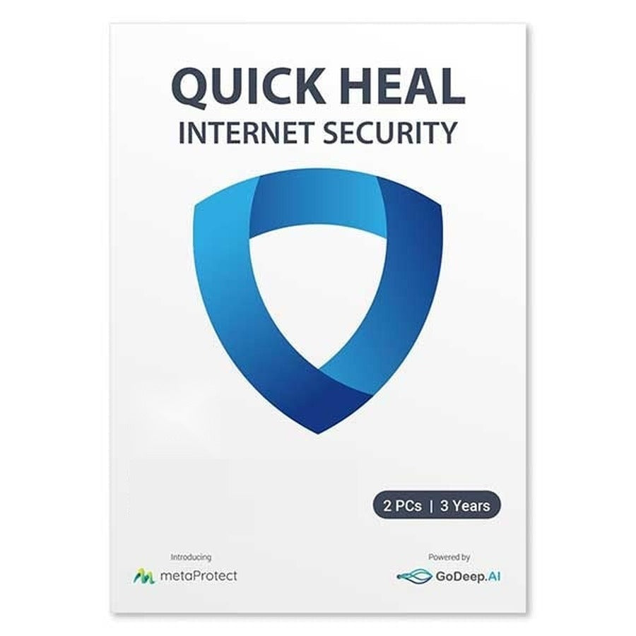 Quick Heal Internet Security Latest Version - 2 PCs, 1 Years – TechCure India