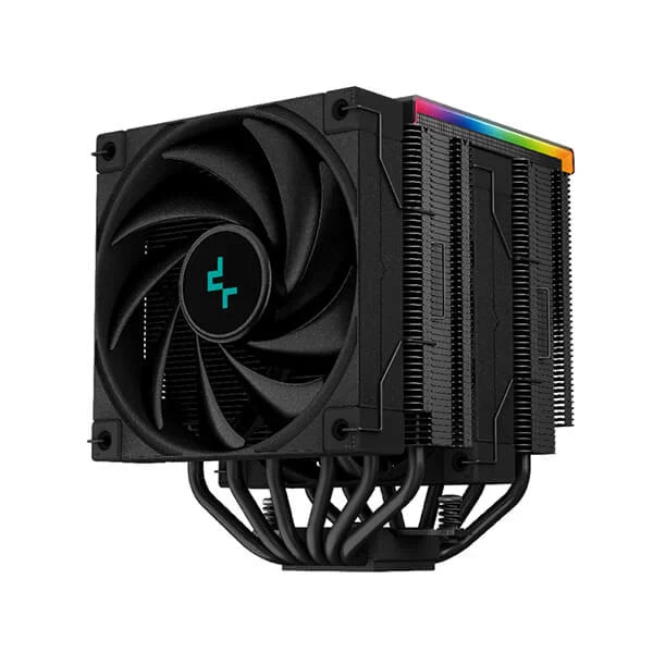 DeepCool AK620 Digital 120mm Dual Tower CPU Air Cooler With ARGB LED Strips (Black) - 2