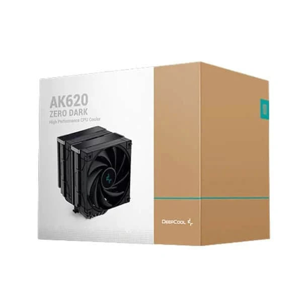 DEEPCOOL AK620 Zero Dark 120mm Dual Tower CPU Air Cooler (Black) - 5
