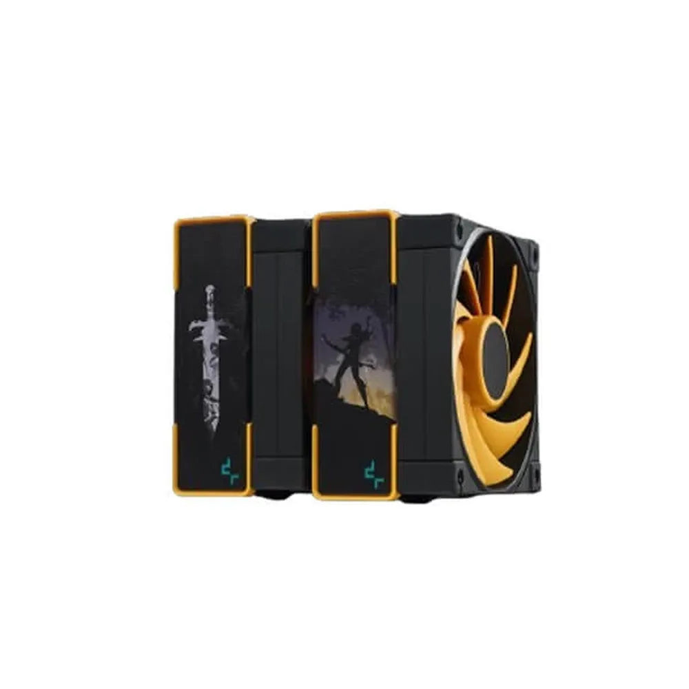 DeepCool AK620 Zero Dark Zoria 120mm Dual Tower CPU Air Cooler (Black) - 6