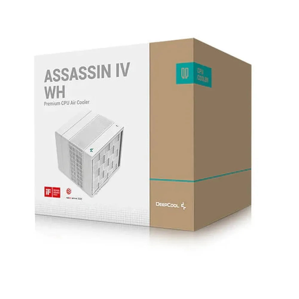 DEEPCOOL Assassin IV 140mm Dual Tower CPU Air Cooler (White) – TechCure India