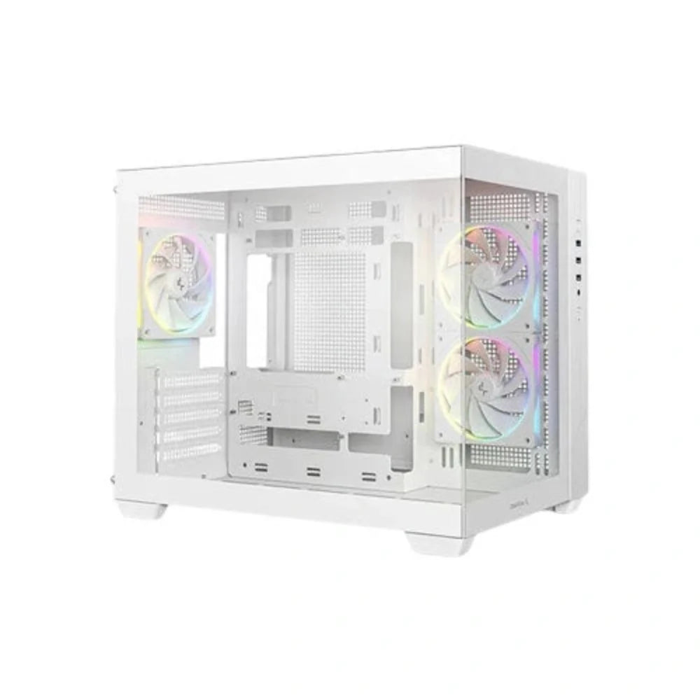 DEEPCOOL CG330 3F ARGB MATX Mid Tower Cabinet ( White ) - 2