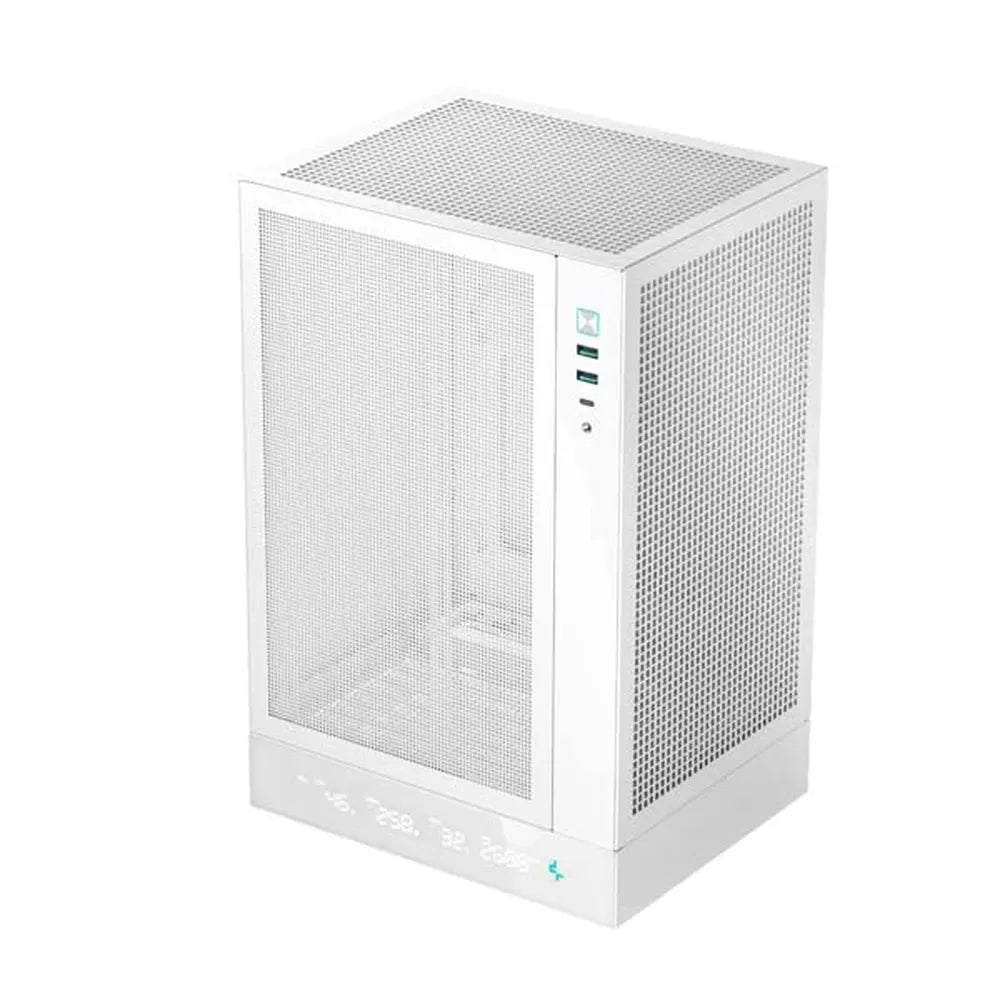 DEEPCOOL CH170 Digital M-ITX Mini Tower Cabinet ( White ) - 2