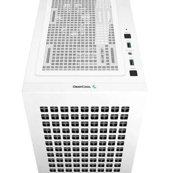 DEEPCOOL CH370 White MATX Mini Tower Cabinet (White) - 4