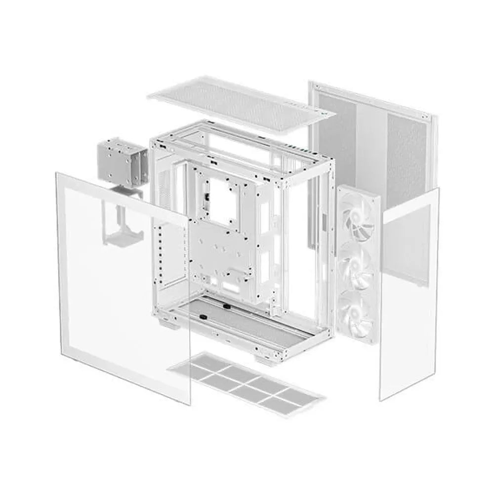 DEEPCOOL CH780 ARGB EATX Full Tower Cabinet (White) - 6