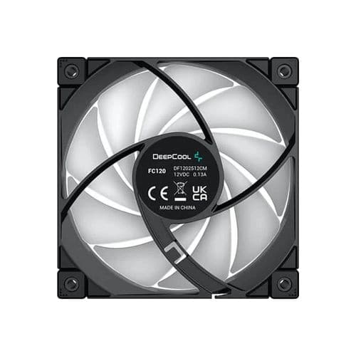 DEEPCOOL FC120 120mm ARGB Cabinet Fan (Black) (Triple Pack) - 3