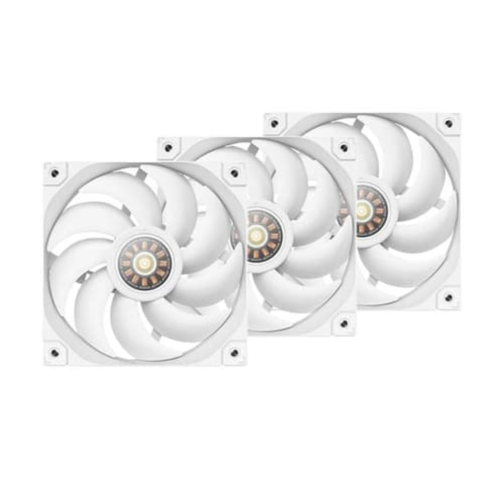 DEEPCOOL FT12 Non-RGB Cabinet Fan (White) (Triple Pack) – TechCure India
