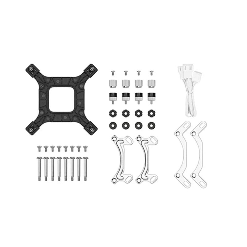 DEEPCOOL LE240 V2 240mm ARGB Liquid Cooler ( White ) - 5