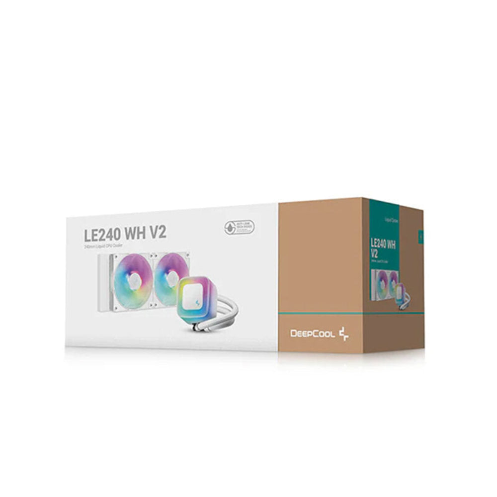 DEEPCOOL LE240 V2 240mm ARGB Liquid Cooler ( White ) - 6