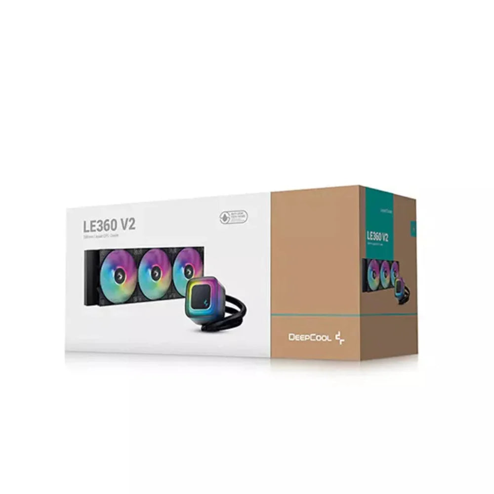 DEEPCOOL LE360 V2 360mm ARGB Liquid Cooler ( Black ) – TechCure India