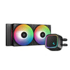 DEEPCOOL LE500 Auto-RGB 240mm CPU Liquid Cooler (Black)
