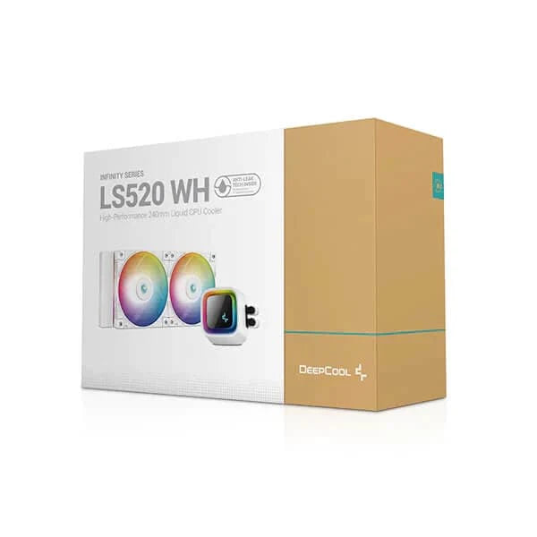 DEEPCOOL Infinity LS520 ARGB 240mm CPU Liquid Cooler ( White ) - 6