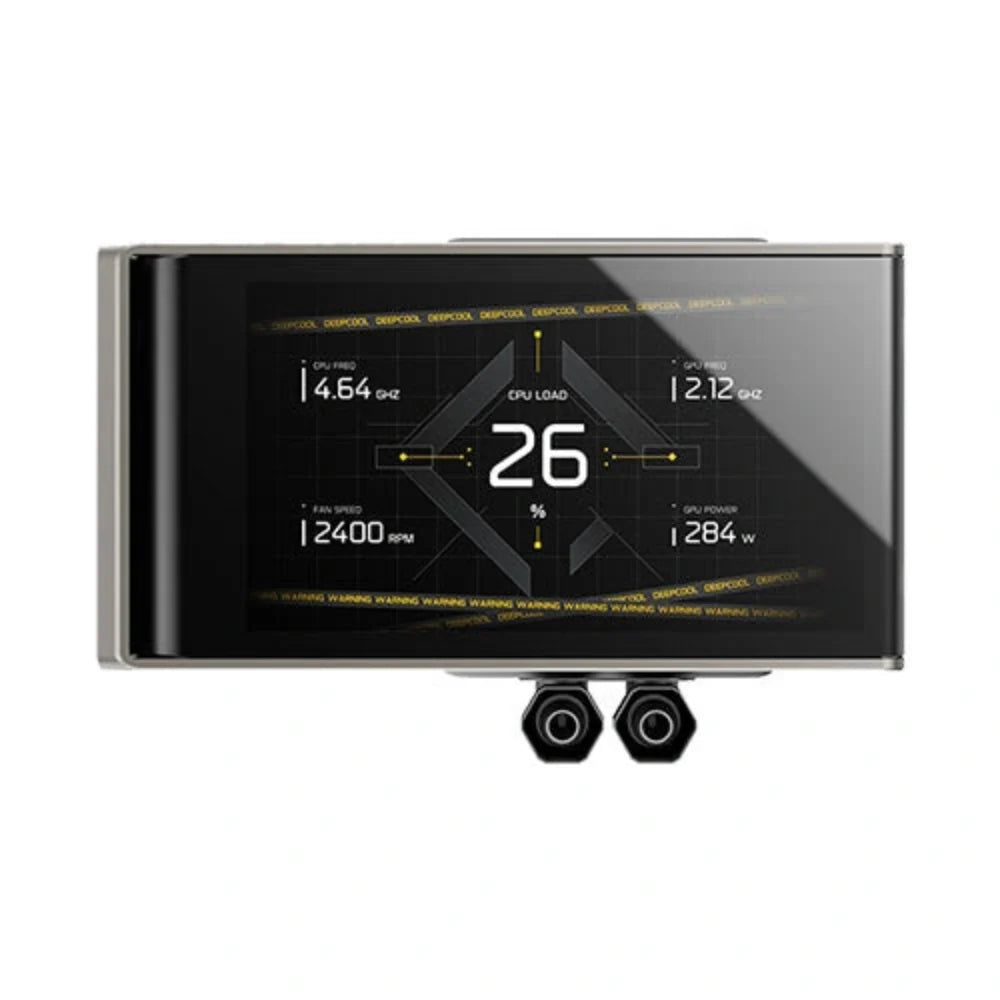 DEEPCOOL LT360 Vision 360mm ARGB CPU Liquid Cooler ( Black ) ( With LCD Display ) – TechCure India