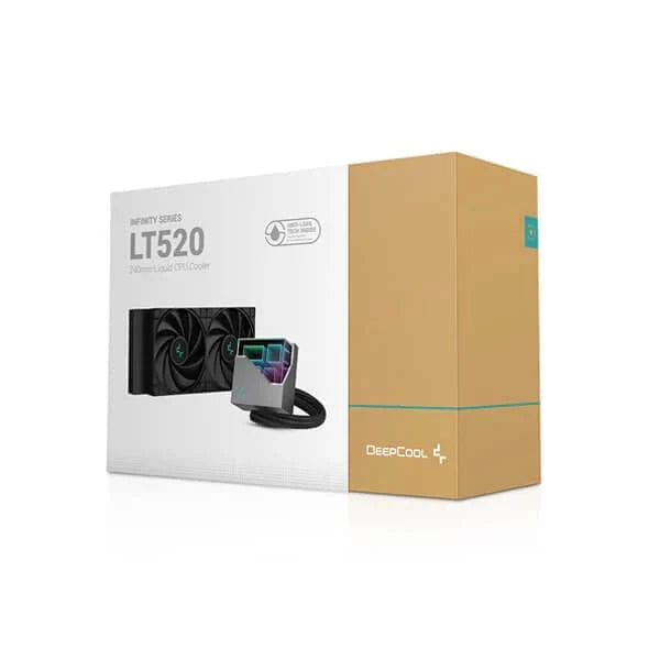 DEEPCOOL Infinity LT520 ARGB 240mm CPU Liquid Cooler (Black) - 6