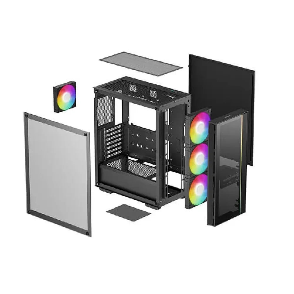 Deepcool MATREXX 55 V4 C ARGB ATX Mid Tower Cabinet (Black) - 6