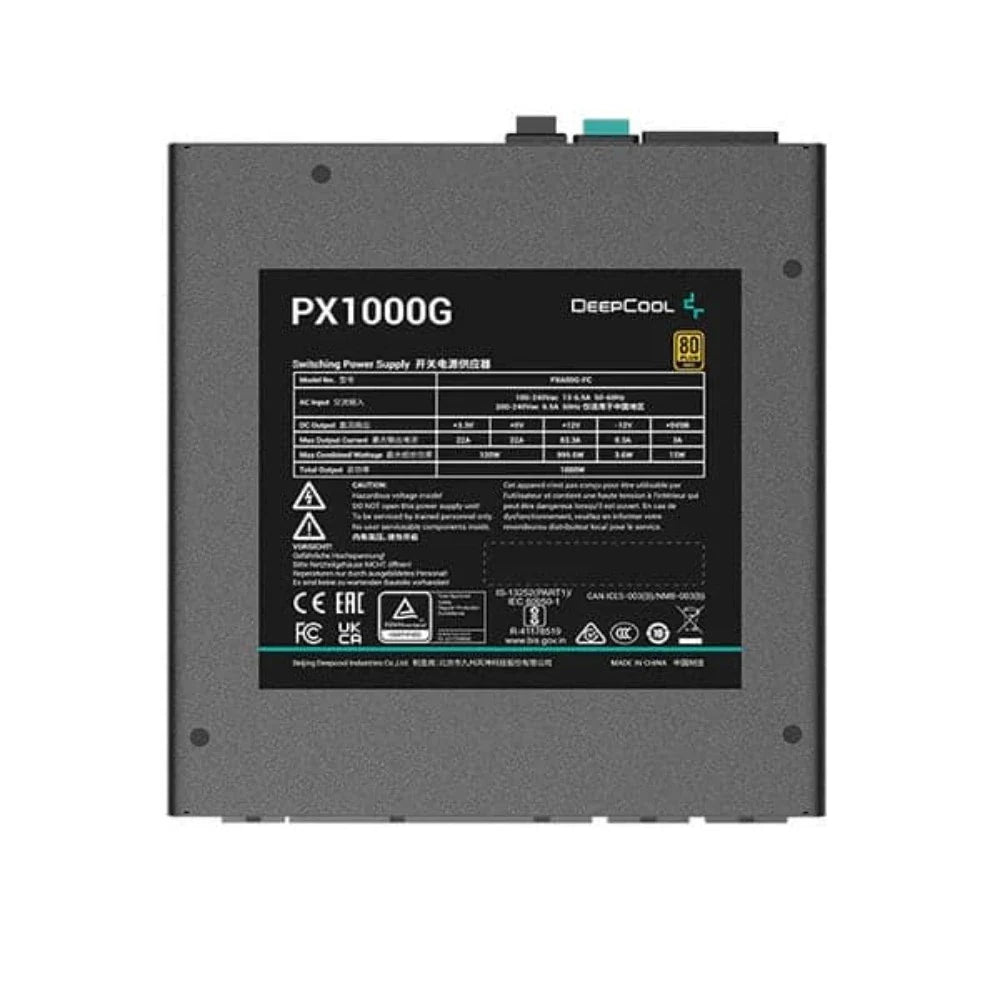 DEEPCOOL PX1000G 1000W 80+ Gold Fully Modular ATX 3.0 Power Supply - 3