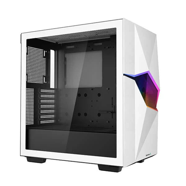 DEEPCOOL Cyclops EATX ARGB Mid Tower Cabinets (White) - 2